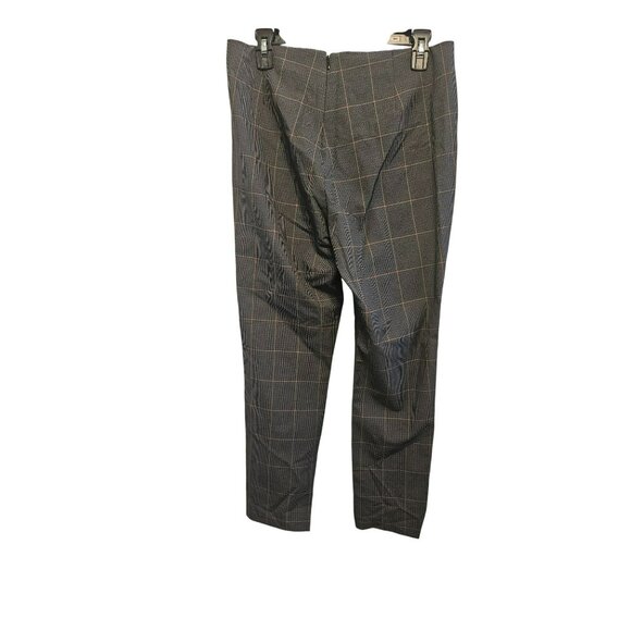 Rag and Bone Simone Check Pant Grey Multi Red Plaid Check Print Size 10 - Picture 8 of 8